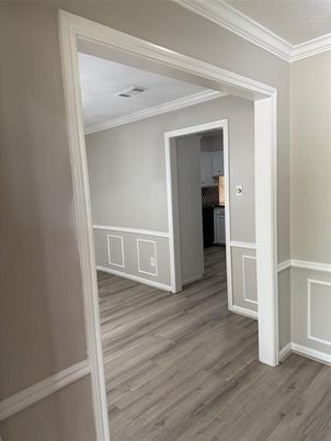Empty room, Interior, Kitchen, Wood Texture Flooring