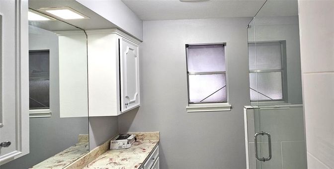 Bathroom, Glass Shower, Interior