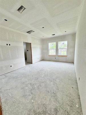 Empty room, Interior, Recessed Lighting
