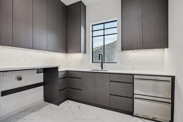 Interior, Kitchen, Marble, Marble Walls