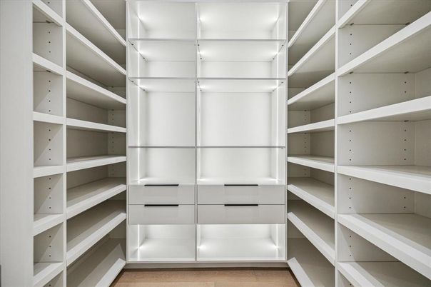 Interior, Recessed Lighting, Walk-in Closets, Wood Texture Flooring
