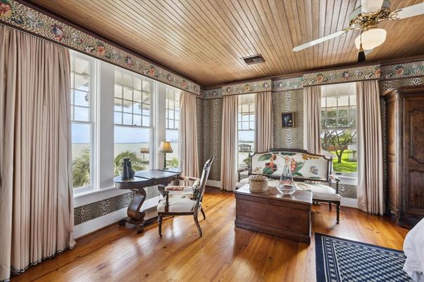 Home Office, Interior, Wooden Ceilings, Wood Texture Flooring