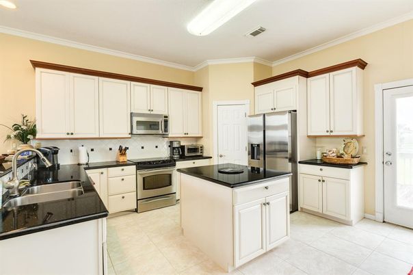 Interior, Kitchen, Recessed Lighting, Stainless Steel Appliances