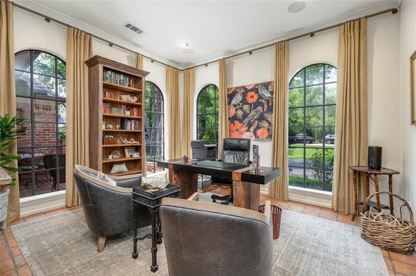 Home Office, Interior, Recessed Lighting