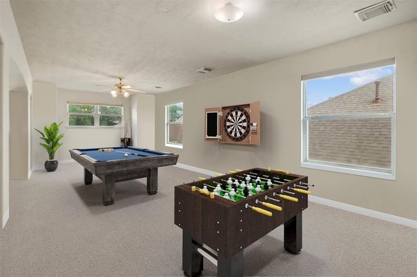 Billiard Table, Game Room, Interior