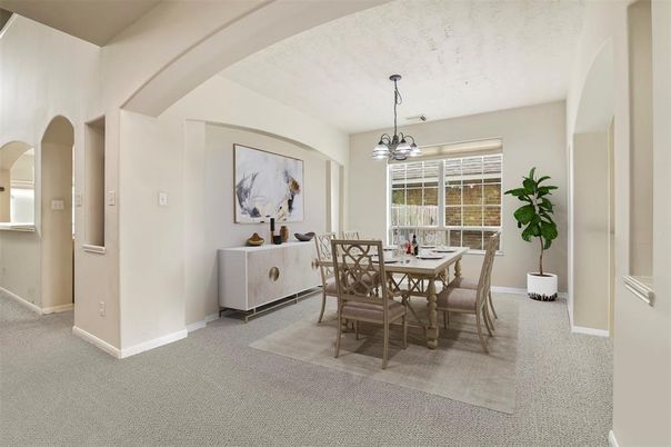 Dining room, Interior, Pendant Lights