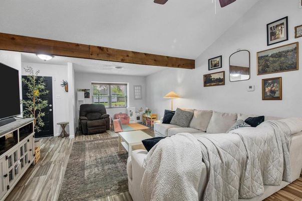 Interior, Living room, Wooden Beams, Wood Texture Flooring