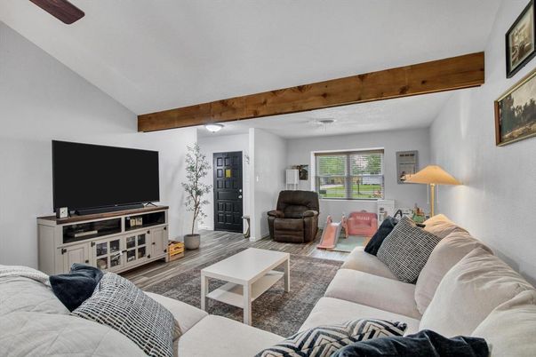 Interior, Living room, Wooden Beams, Wood Texture Flooring