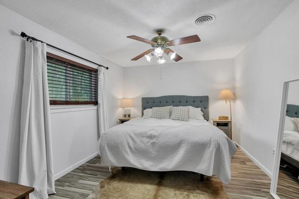 Bedroom, Interior, Wood Texture Flooring