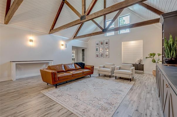 Interior, Living room, Wooden Beams, Wood Texture Flooring