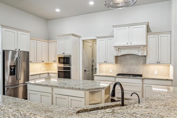 Interior, Kitchen, Recessed Lighting, Stainless Steel Appliances