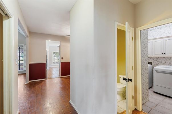 Bathroom, Interior, Wood Texture Flooring
