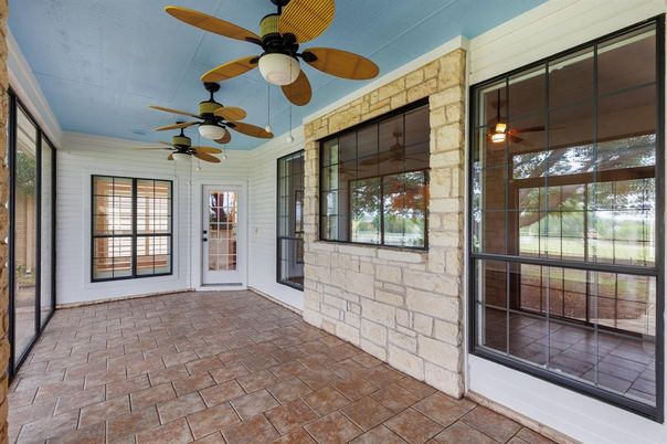 Interior, Stone Walls, Sun Room