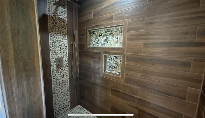 Bathroom, Interior, Wooden Walls