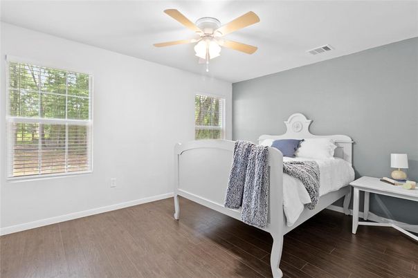 Bedroom, Interior, Wood Texture Flooring
