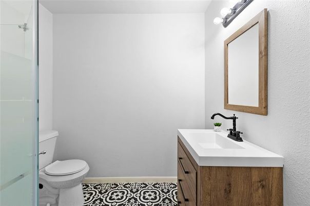 Bathroom, Glass Shower, Interior