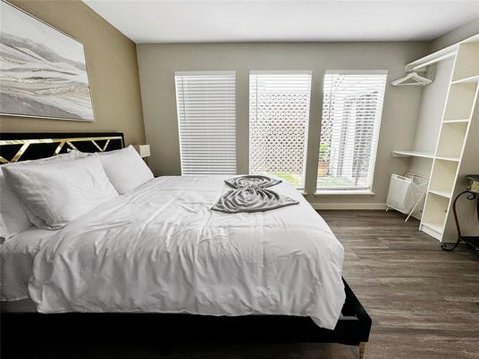 Bedroom, Interior, Wood Texture Flooring