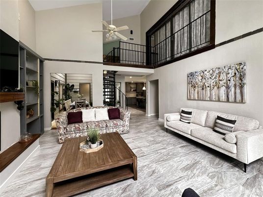 Interior, Living room, Marble, Recessed Lighting
