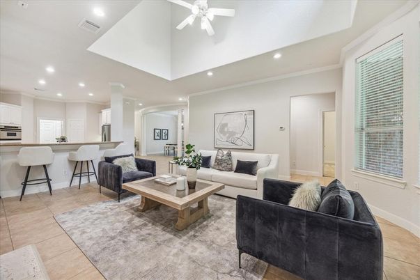 Interior, Kitchen, Living room, Recessed Lighting