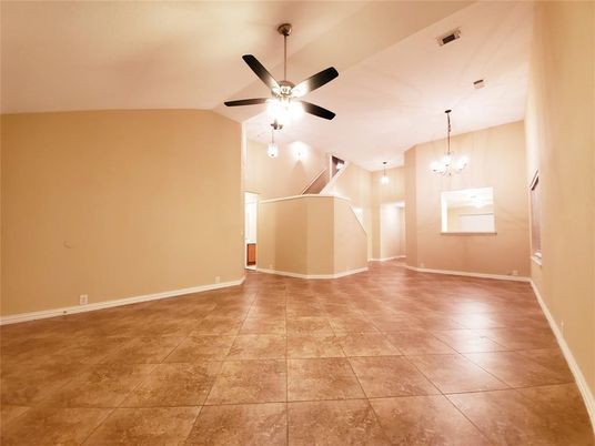 Chandelier, Empty room, Interior, Pendant Lights