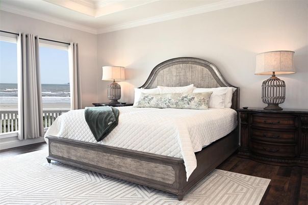 Bedroom, Interior, Water, Wood Texture Flooring
