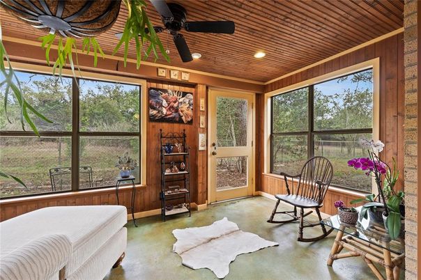 Interior, Recessed Lighting, Sun Room, Wooden Ceilings, Wooden Walls