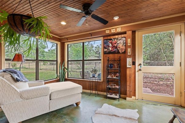 Interior, Recessed Lighting, Sun Room, Wooden Ceilings