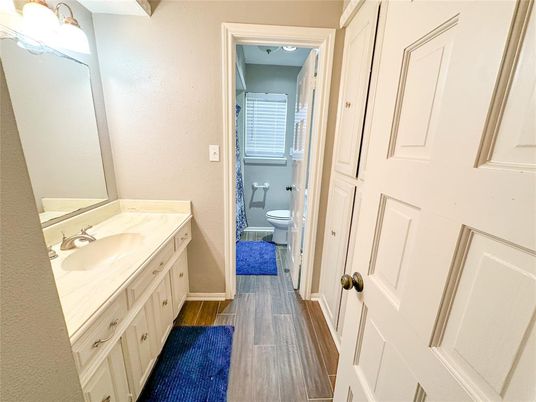 Bathroom, Interior, Wood Texture Flooring