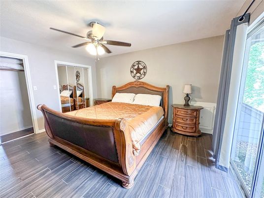 Bedroom, Interior, Wood Texture Flooring