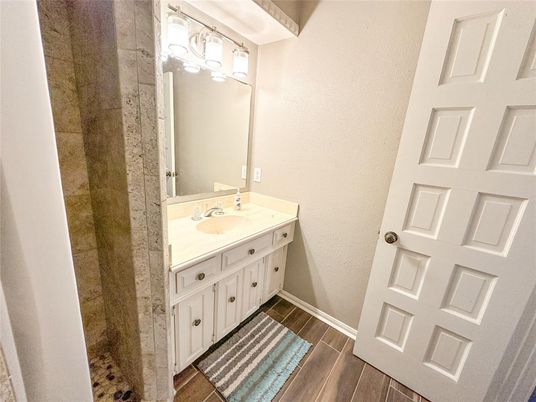 Bathroom, Interior, Wood Texture Flooring