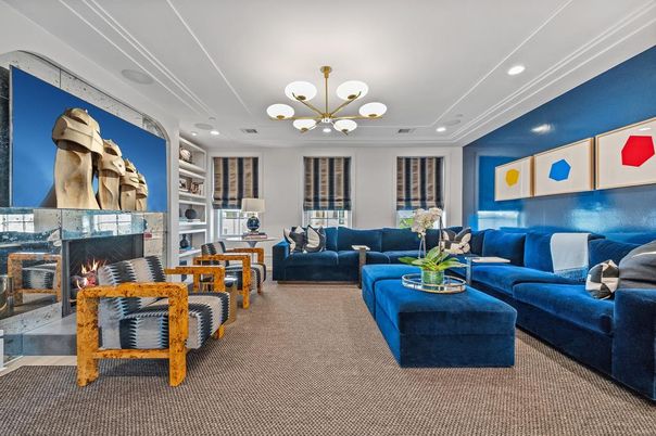 Fireplace, Interior, Living room, Pendant Lights, Recessed Lighting