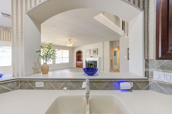 Bathroom, Fireplace, Interior