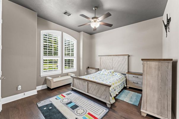 Bedroom, Interior, Wood Texture Flooring