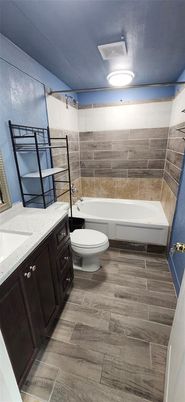 Bathroom, Interior, Wood Texture Flooring