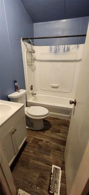 Bathroom, Interior, Wood Texture Flooring