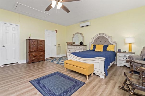 Bedroom, Interior, Wood Texture Flooring