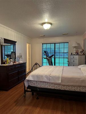 Bedroom, Interior, Wood Texture Flooring