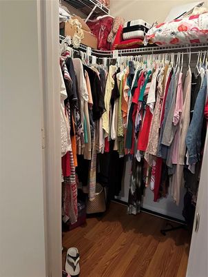 Interior, Walk-in Closets, Wood Texture Flooring