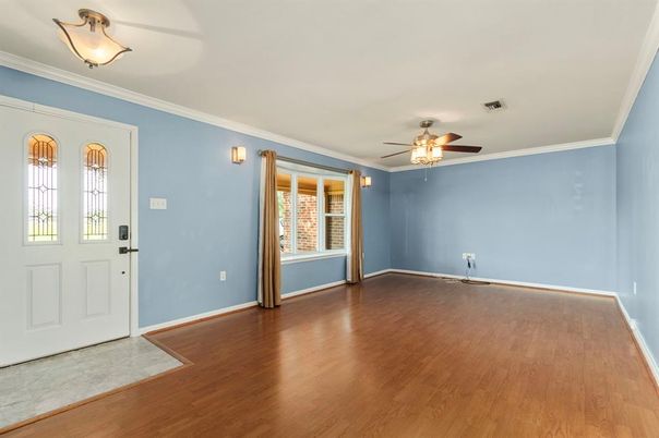Empty room, Interior, Wood Texture Flooring