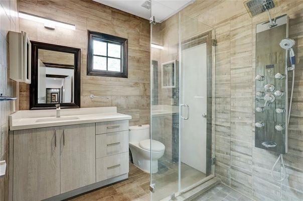 Bathroom, Glass Shower, Interior
