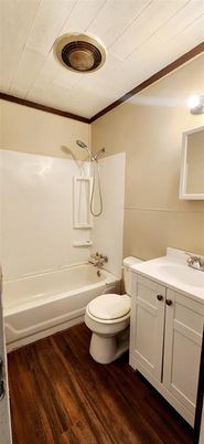 Bathroom, Interior, Wood Texture Flooring