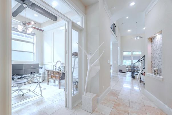 Interior, Recessed Lighting, Wooden Beams