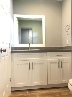 Bathroom, Interior, Wood Texture Flooring