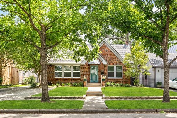 Exterior, Facade, Brick Facade, Tudor Revival