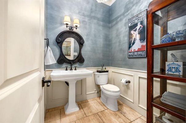 Bathroom, Interior, Wood Texture Flooring