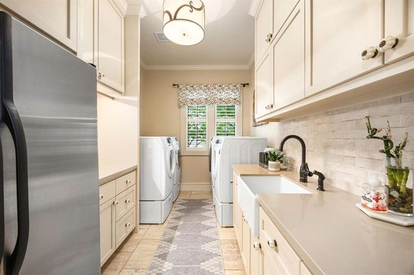 Interior, Stone Walls, Washer