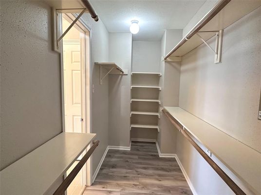 Interior, Walk-in Closets, Wood Texture Flooring