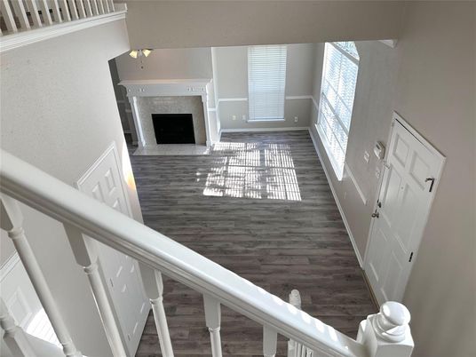 Fireplace, Interior, Wood Texture Flooring