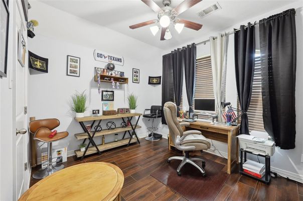 Home Office, Interior, Wood Texture Flooring