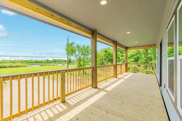 Exterior, Interior, Recessed Lighting, Wood Texture Flooring